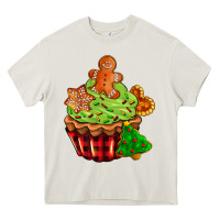 Cream christmas cookie cupcake Heavy Core Tee - AdoDesignShop