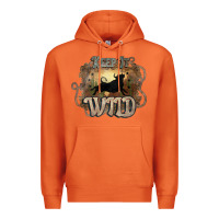 Carrot Keep it wild western bull Premium Hoodie - HowdyJamesFarm