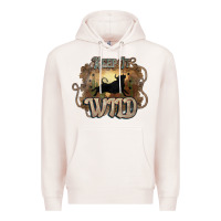 Pale Pink Keep it wild western bull Premium Hoodie - HowdyJamesFarm