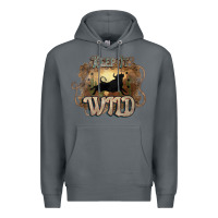 Rock Keep it wild western bull Premium Hoodie - HowdyJamesFarm