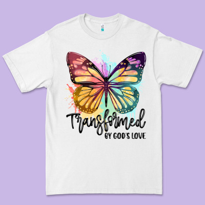 Transformed By God's Love Premium Tee Designed By Jahusdesignshop