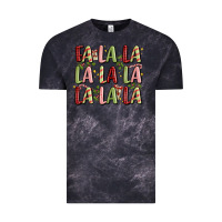 Cloud Black fa la la la la la la la la Vintage Tee - MaliasSmallBusiness