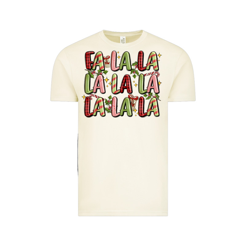 Fa La La La La La La La La Vintage Tee by MaliasSmallBusiness | Teevron