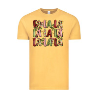 Vintage Mustard fa la la la la la la la la Vintage Tee - MaliasSmallBusiness