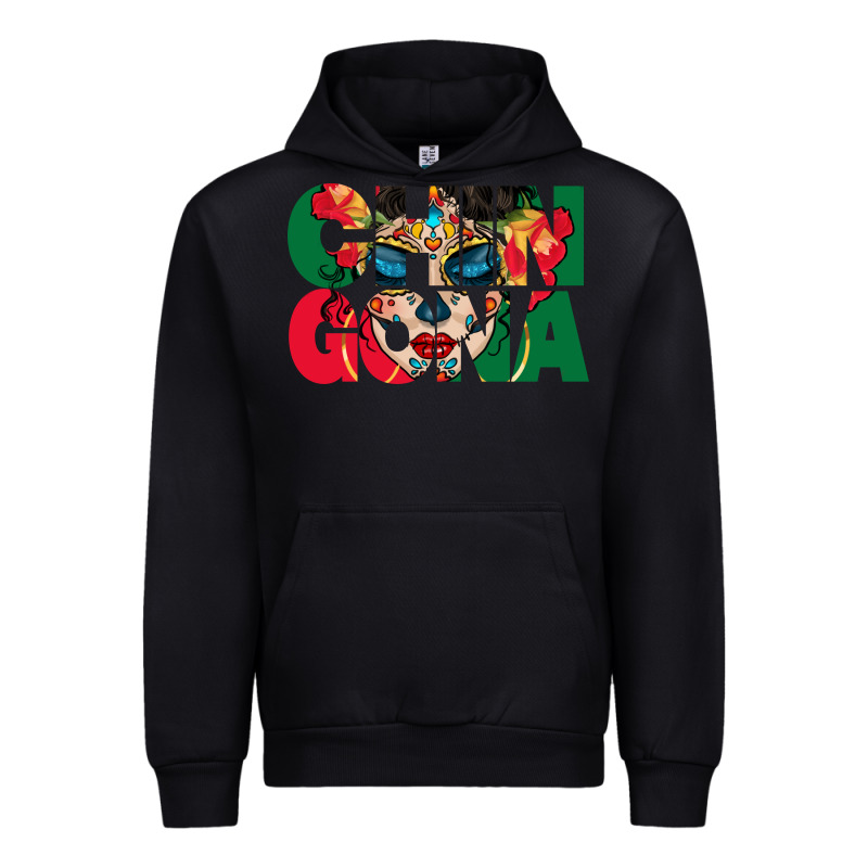 Chingona Sugar Skull Urban Hoodie by BundleAndBundleShop | Teevron