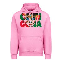 Fuchsia Pink chingona sugar skull Urban Hoodie - BundleAndBundleShop