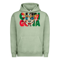 Pigment Oil Green chingona sugar skull Urban Hoodie - BundleAndBundleShop