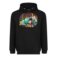 Black Western rabbit Easter Day Heavyweight Hoodie - CowGirlArtShop