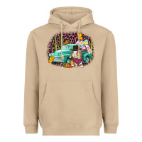 Mushroom Western rabbit Easter Day Heavyweight Hoodie - CowGirlArtShop
