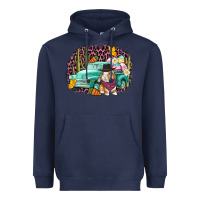 Navy Western rabbit Easter Day Heavyweight Hoodie - CowGirlArtShop