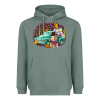 Sage Western rabbit Easter Day Heavyweight Hoodie - CowGirlArtShop