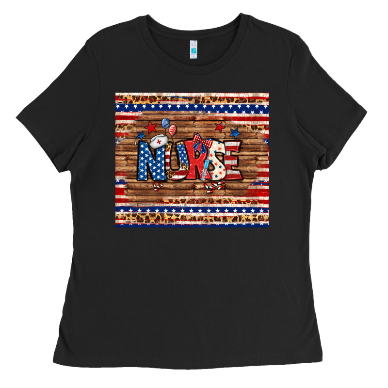 American Nurse Tumbler Ladies Tee by BundleAndBundleShop | Teevron