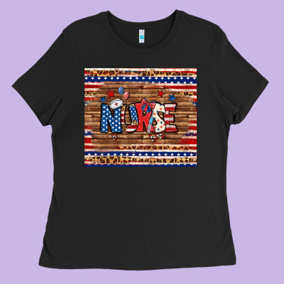 American Nurse Tumbler Ladies Tee Designed By Bundleandbundleshop