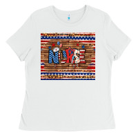 White american nurse tumbler Ladies Tee - BundleAndBundleShop