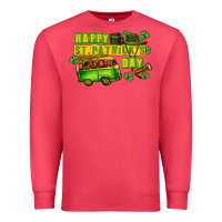 Cardinal Camper Happy St. Patrick's Day Premium Sweatshirt - CowGirlArtShop