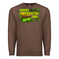 Chestnut Camper Happy St. Patrick's Day Premium Sweatshirt - CowGirlArtShop