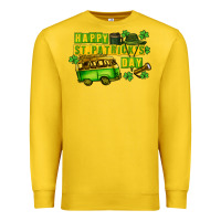 Lemon Camper Happy St. Patrick's Day Premium Sweatshirt - CowGirlArtShop