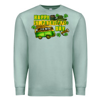 Seafoam Camper Happy St. Patrick's Day Premium Sweatshirt - CowGirlArtShop
