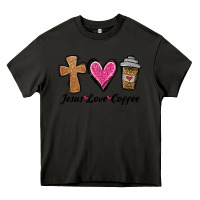 Asphalt jesus love coffee Heavy Core Tee - Jasminsmagicworld