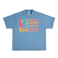 Pebble Blue it is okay to Urban Heavy Tee - JahusDesignShop