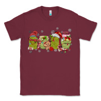 Burgundy canned pickles christmas light Classic Tee - MaliasSmallBusiness