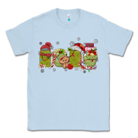 Dusty Blue canned pickles christmas light Classic Tee - MaliasSmallBusiness