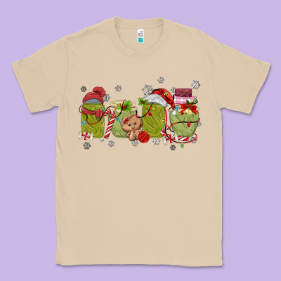 Canned Pickles Christmas Light Classic Tee Designed By Maliassmallbusiness