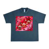 Midnight Navy gnomies with food Urban Heavy Tee - NancyCooperArtShop