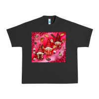 Pigment Black gnomies with food Urban Heavy Tee - NancyCooperArtShop