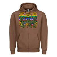 Chestnut western desert with leopard and sunflowers tumbler tbs Zipper Hoodie - TumblerDesignByShophia