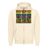 Sandshell western desert with leopard and sunflowers tumbler tbs Zipper Hoodie - TumblerDesignByShophia