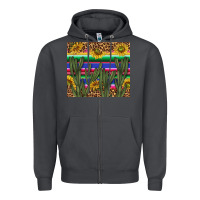 Smoke western desert with leopard and sunflowers tumbler tbs Zipper Hoodie - TumblerDesignByShophia