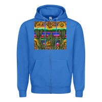True Royal western desert with leopard and sunflowers tumbler tbs Zipper Hoodie - TumblerDesignByShophia