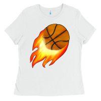 White basketball Ladies Tee - JahusDesignShop