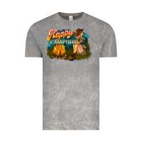 Cloud Rock happy camping Vintage Tee - NancyCooperArtShop