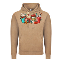 Vintage Coffee dog mama golden retriever Vintage Hoodie - MaliasSmallBusiness