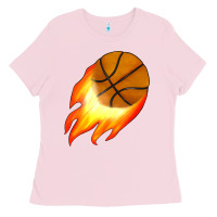 Bubblegum Pink basketball Ladies Tee - JahusDesignShop