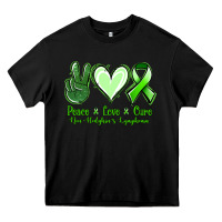 Black peace love cure non hodgkin's lymphoma Heavy Core Tee - Jasminsmagicworld