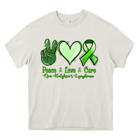 Cream peace love cure non hodgkin's lymphoma Heavy Core Tee - Jasminsmagicworld