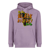 Lavender It's the black history for me Heavyweight Hoodie - HowdyJamesFarm