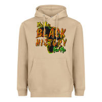 Mushroom It's the black history for me Heavyweight Hoodie - HowdyJamesFarm