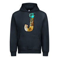 Navy farm life alphabet lowercase letters j Urban Hoodie - BundleAndBundleShop