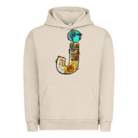 Pigment French Oak farm life alphabet lowercase letters j Urban Hoodie - BundleAndBundleShop