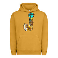 Pigment Peanut Butter farm life alphabet lowercase letters j Urban Hoodie - BundleAndBundleShop