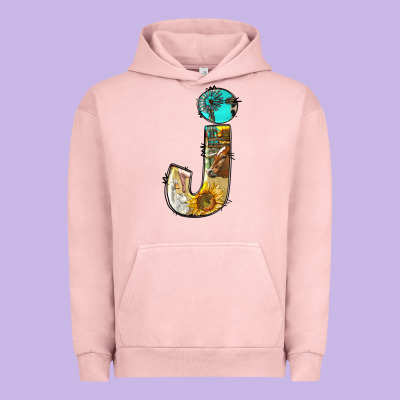 Farm Life Alphabet Lowercase Letters J Urban Hoodie Designed By Bundleandbundleshop