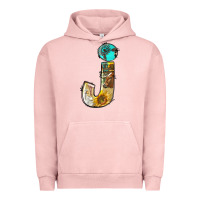 Pigment Salmon farm life alphabet lowercase letters j Urban Hoodie - BundleAndBundleShop