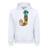 White farm life alphabet lowercase letters j Urban Hoodie - BundleAndBundleShop