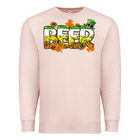 Pale Pink St. Patrick's Day beer Premium Sweatshirt - CowGirlArtShop