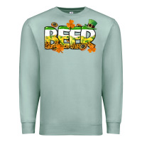 Seafoam St. Patrick's Day beer Premium Sweatshirt - CowGirlArtShop