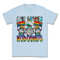 Dusty Blue love gnomes nobounds Classic Tee - SublimationCraftShop